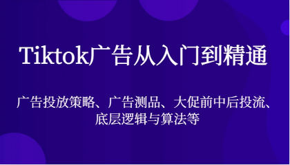 Tiktok广告从入门到精通,广告投放策略、广告测品、大促前中后投流、底层逻辑与算法等-颜夕资源网-第23张图片 Tiktok广告从入门到精通,广告投放策略、广告测品、大促前中后投流、底层逻辑与算法等-颜夕资源网-第23张图片