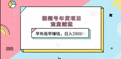 视频号年货项目,流量DD,早布局早挣钱,日入上k-颜夕资源网-第23张图片 视频号年货项目,流量DD,早布局早挣钱,日入上k-颜夕资源网-第23张图片