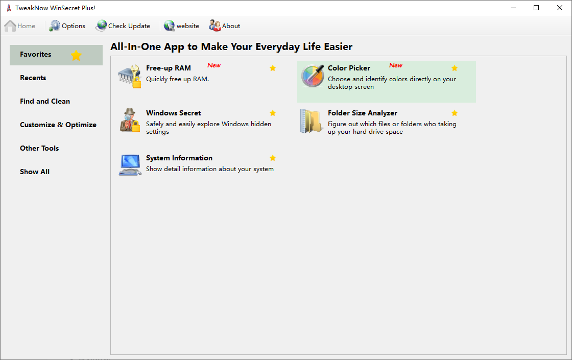 TweakNow WinSecret Plus 系统优化工具 v6.1.1 中文便携版-颜夕资源网-第23张图片 TweakNow WinSecret Plus 系统优化工具 v6.1.1 中文便携版-颜夕资源网-第23张图片