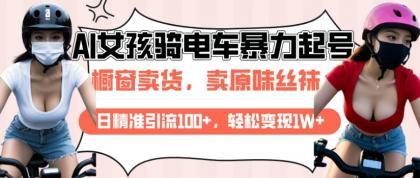 AI起号美女骑电车视频,日精准引流100+,轻松变现1W+-颜夕资源网-第23张图片 AI起号美女骑电车视频,日精准引流100+,轻松变现1W+-颜夕资源网-第23张图片