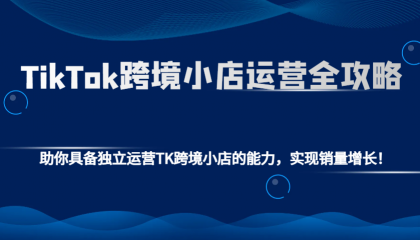 TikTok跨境小店运营全攻略:助你具备独立运营TK跨境小店的能力,实现销量增长!-颜夕资源网-第23张图片 TikTok跨境小店运营全攻略:助你具备独立运营TK跨境小店的能力,实现销量增长!-颜夕资源网-第23张图片