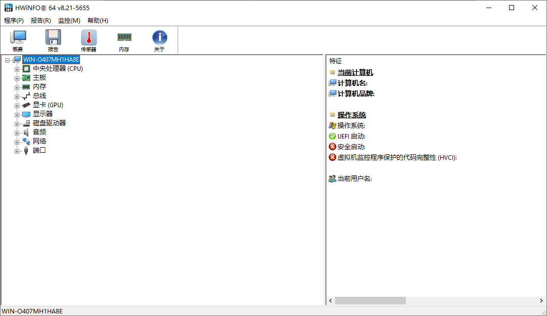 HWiNFO 专业系统信息诊断工具 v8.21.5655 便携版-颜夕资源网-第23张图片 HWiNFO 专业系统信息诊断工具 v8.21.5655 便携版-颜夕资源网-第23张图片