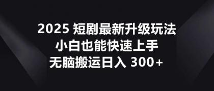 2025短剧最新升级玩法,小白也能快速上手,无脑搬运日入300+-颜夕资源网-第23张图片 2025短剧最新升级玩法,小白也能快速上手,无脑搬运日入300+-颜夕资源网-第23张图片
