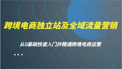 跨境电商独立站及全域流量营销,从0基础快速入门并精通跨境电商运营-颜夕资源网-第23张图片 跨境电商独立站及全域流量营销,从0基础快速入门并精通跨境电商运营-颜夕资源网-第23张图片