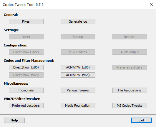 K-Lite Codec Tweak Tool(音频解码器优化) v6.7.5 绿色版-颜夕资源网-第23张图片 K-Lite Codec Tweak Tool(音频解码器优化) v6.7.5 绿色版-颜夕资源网-第23张图片