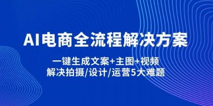 AI电商全流程解决方案,一键生成文案+主图+视频,解决拍摄/设计/运营5大难题-颜夕资源网-第23张图片 AI电商全流程解决方案,一键生成文案+主图+视频,解决拍摄/设计/运营5大难题-颜夕资源网-第23张图片