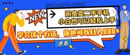 淘宝闲鱼二手手机,新手也能快速上手,懂得用这种方法,你就可以日入800-颜夕资源网-第23张图片 淘宝闲鱼二手手机,新手也能快速上手,懂得用这种方法,你就可以日入800-颜夕资源网-第23张图片