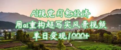 AI视觉效果治愈经济发展:用ai重新构建超写实美景视频,单日转现好几张-颜夕资源网-第23张图片 AI视觉效果治愈经济发展:用ai重新构建超写实美景视频,单日转现好几张-颜夕资源网-第23张图片