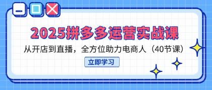 2025拼多多运营实战课,从开店到直播,全方位助力电商人(40节课)-颜夕资源网-第23张图片 2025拼多多运营实战课,从开店到直播,全方位助力电商人(40节课)-颜夕资源网-第23张图片