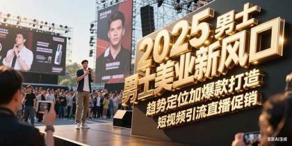 2025男士美业新风口,趋势定位加爆款打造,短视频引流直播促销-颜夕资源网-第23张图片 2025男士美业新风口,趋势定位加爆款打造,短视频引流直播促销-颜夕资源网-第23张图片