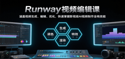 Runway视频编辑课,涵盖视频生成、编辑、优化,快速掌握影视级AI视频制作全栈技能-颜夕资源网-第23张图片 Runway视频编辑课,涵盖视频生成、编辑、优化,快速掌握影视级AI视频制作全栈技能-颜夕资源网-第23张图片