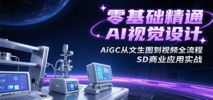 零基础精通AI视觉设计,AiGC从文生图到视频全流程,SD商业应用实战-颜夕资源网-第23张图片 零基础精通AI视觉设计,AiGC从文生图到视频全流程,SD商业应用实战-颜夕资源网-第23张图片