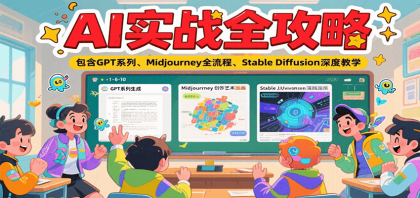 AI实战全攻略,包含GPT系列、Midjourney全流程、Stable Diffusion深度教学-颜夕资源网-第23张图片 AI实战全攻略,包含GPT系列、Midjourney全流程、Stable Diffusion深度教学-颜夕资源网-第23张图片