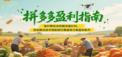 拼多多盈利指南:强付费玩法挖掘流量红利,活动爆流技术搭配微付费方案实现盈利跃升-颜夕资源网-第23张图片 拼多多盈利指南:强付费玩法挖掘流量红利,活动爆流技术搭配微付费方案实现盈利跃升-颜夕资源网-第23张图片