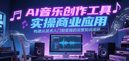 AI音乐创作工具实操商业应用,构建从技术入门到变现的完整知识闭环-颜夕资源网-第23张图片 AI音乐创作工具实操商业应用,构建从技术入门到变现的完整知识闭环-颜夕资源网-第23张图片