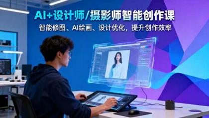 AI+设计师/摄影师智能创作课:智能修图、AI绘画、设计优化,提升创作效率-颜夕资源网-第23张图片 AI+设计师/摄影师智能创作课:智能修图、AI绘画、设计优化,提升创作效率-颜夕资源网-第23张图片