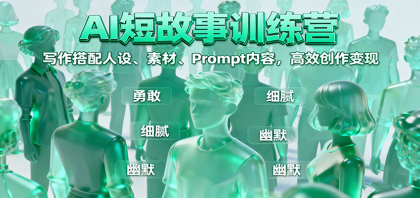 AI短故事训练营:写作搭配人设、素材、Prompt内容,高效创作变现-颜夕资源网-第23张图片 AI短故事训练营:写作搭配人设、素材、Prompt内容,高效创作变现-颜夕资源网-第23张图片