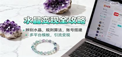水晶小红书起号课:辨别水晶,规则算法,账号搭建,多平台模板,引流变现-颜夕资源网-第23张图片 水晶小红书起号课:辨别水晶,规则算法,账号搭建,多平台模板,引流变现-颜夕资源网-第23张图片