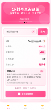 CF封号查询助手V1.0-颜夕资源网-第23张图片 CF封号查询助手V1.0-颜夕资源网-第23张图片