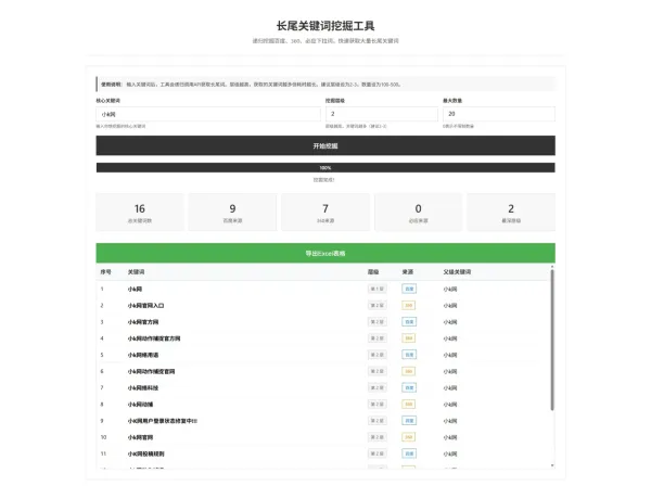 SEO关键词长尾词优化工具网页源码-颜夕资源网-第23张图片 SEO关键词长尾词优化工具网页源码-颜夕资源网-第23张图片