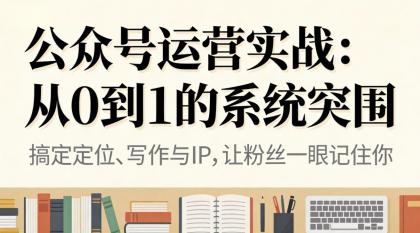 公众号运营实战:从0到1的系统突围-颜夕资源网-第23张图片 公众号运营实战:从0到1的系统突围-颜夕资源网-第23张图片