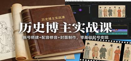 历史博主实战课:账号搭建+配音修音+封面制作,零基础起号变现-颜夕资源网-第23张图片 历史博主实战课:账号搭建+配音修音+封面制作,零基础起号变现-颜夕资源网-第23张图片
