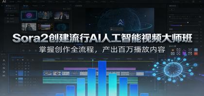 Sora2创建流行AI人工智能视频大师班,掌握创作全流程,产出百万播放内容-颜夕资源网-第23张图片 Sora2创建流行AI人工智能视频大师班,掌握创作全流程,产出百万播放内容-颜夕资源网-第23张图片