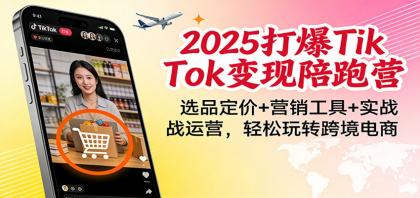 2025打爆TikTok变现陪跑营:选品定价+营销工具+实战运营,轻松玩转跨境电商-颜夕资源网-第23张图片 2025打爆TikTok变现陪跑营:选品定价+营销工具+实战运营,轻松玩转跨境电商-颜夕资源网-第23张图片
