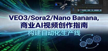 VEO3/Sora2/Nano Banana商业AI视频创作指南,构建自动化生产线-颜夕资源网-第23张图片 VEO3/Sora2/Nano Banana商业AI视频创作指南,构建自动化生产线-颜夕资源网-第23张图片