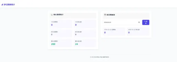 梦幻数据统计1.0版本,拉新推广可以后台指定数据的-颜夕资源网-第24张图片 梦幻数据统计1.0版本,拉新推广可以后台指定数据的-颜夕资源网-第24张图片