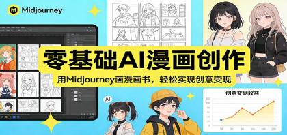 零基础AI漫画创作:用Midjourney画漫画书,轻松实现创意变现-颜夕资源网-第23张图片 零基础AI漫画创作:用Midjourney画漫画书,轻松实现创意变现-颜夕资源网-第23张图片