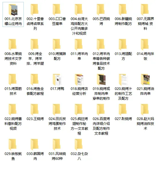 32套各类烧烤炭烤小吃技术合集,打工的牛马们,学门技术备个后路-颜夕资源网-第23张图片 32套各类烧烤炭烤小吃技术合集,打工的牛马们,学门技术备个后路-颜夕资源网-第23张图片