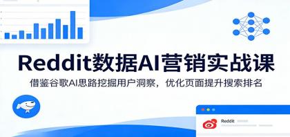 Reddit数据AI营销实战课:借鉴谷歌AI思路挖掘用户洞察,优化页面提升搜索排名-颜夕资源网-第23张图片 Reddit数据AI营销实战课:借鉴谷歌AI思路挖掘用户洞察,优化页面提升搜索排名-颜夕资源网-第23张图片