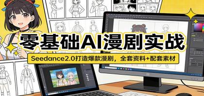 零基础AI漫剧实战:Seedance2.0打造爆款漫剧,全套资料+配套素材-颜夕资源网-第23张图片 零基础AI漫剧实战:Seedance2.0打造爆款漫剧,全套资料+配套素材-颜夕资源网-第23张图片