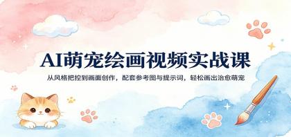 AI萌宠绘画视频实战课:从风格把控到画面创作,配套参考图与提示词,轻松画出治愈萌宠-颜夕资源网-第23张图片 AI萌宠绘画视频实战课:从风格把控到画面创作,配套参考图与提示词,轻松画出治愈萌宠-颜夕资源网-第23张图片