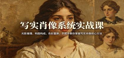 写实肖像系统实战课:光影推理、构图构成、色彩置换,手把手教你掌握写实肖像核心方法-颜夕资源网-第23张图片 写实肖像系统实战课:光影推理、构图构成、色彩置换,手把手教你掌握写实肖像核心方法-颜夕资源网-第23张图片