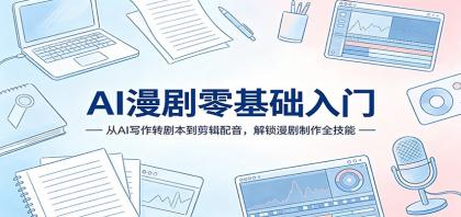 AI漫剧零基础入门:从AI写作转剧本到剪辑配音,解锁漫剧制作全技能-颜夕资源网-第23张图片 AI漫剧零基础入门:从AI写作转剧本到剪辑配音,解锁漫剧制作全技能-颜夕资源网-第23张图片