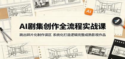 AI剧集创作全流程实战课:跳出碎片化制作误区,系统化打造逻辑完整成熟影视作品-颜夕资源网-第23张图片 AI剧集创作全流程实战课:跳出碎片化制作误区,系统化打造逻辑完整成熟影视作品-颜夕资源网-第23张图片