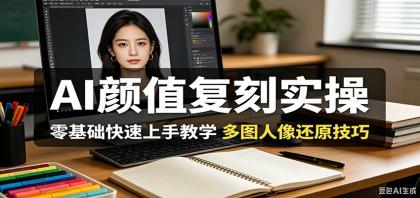 AI颜值复刻实操，零基础快速上手教学，多图人像还原技巧-颜夕资源网-第23张图片