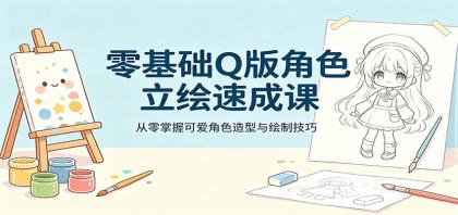 零基础Q版角色立绘速成课,从零掌握可爱角色造型与绘制技巧-颜夕资源网-第23张图片 零基础Q版角色立绘速成课,从零掌握可爱角色造型与绘制技巧-颜夕资源网-第23张图片
