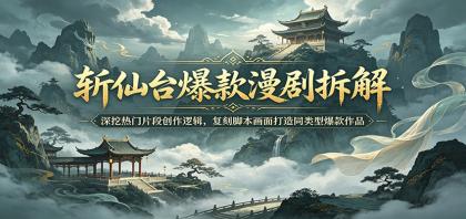斩仙台爆款漫剧拆解:深挖热门片段创作逻辑,复刻脚本画面打造同类型爆款作品-颜夕资源网-第23张图片 斩仙台爆款漫剧拆解:深挖热门片段创作逻辑,复刻脚本画面打造同类型爆款作品-颜夕资源网-第23张图片