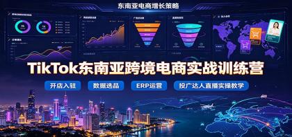 TikTok东南亚跨境电商实战训练营:开店入驻数据选品ERP运营,投广达人直播实操教学-颜夕资源网-第23张图片 TikTok东南亚跨境电商实战训练营:开店入驻数据选品ERP运营,投广达人直播实操教学-颜夕资源网-第23张图片