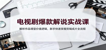电视剧爆款解说实战课:解析作品增量价值逻辑,新手快速掌握剪辑成片全流程-颜夕资源网-第23张图片 电视剧爆款解说实战课:解析作品增量价值逻辑,新手快速掌握剪辑成片全流程-颜夕资源网-第23张图片