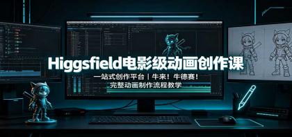 Higgsfield电影级动画创作课:一站式创作平台,牛来!牛德赛!完整动画制作流程教学-颜夕资源网-第23张图片 Higgsfield电影级动画创作课:一站式创作平台,牛来!牛德赛!完整动画制作流程教学-颜夕资源网-第23张图片