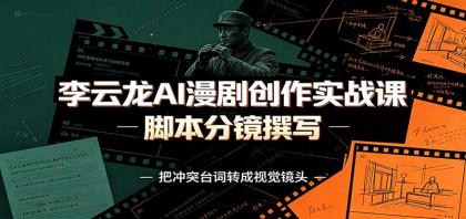 李云龙AI漫剧创作实战课:角色人设还原,脚本分镜撰写,AI漫剧成片完整制作教学-颜夕资源网-第23张图片 李云龙AI漫剧创作实战课:角色人设还原,脚本分镜撰写,AI漫剧成片完整制作教学-颜夕资源网-第23张图片