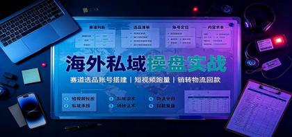 海外私域操盘实战:赛道选品账号搭建,短视频跑量,销转物流回款-颜夕资源网-第23张图片 海外私域操盘实战:赛道选品账号搭建,短视频跑量,销转物流回款-颜夕资源网-第23张图片