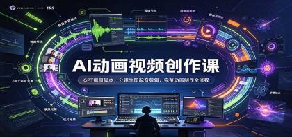 AI动画视频创作课:GPT撰写脚本,分镜生图配音剪辑,完整动画制作全流程-颜夕资源网-第23张图片 AI动画视频创作课:GPT撰写脚本,分镜生图配音剪辑,完整动画制作全流程-颜夕资源网-第23张图片