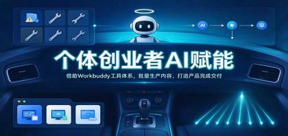 个体创业者AI赋能：借助Workbuddy工具体系，批量生产内容，打造产品完成交付