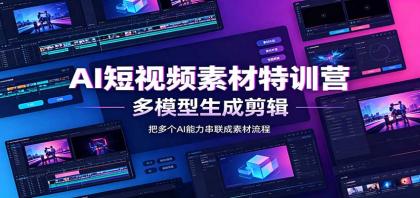 AI短视频素材特训营:Codex本地部署实操,多模型生成剪辑,爆量素材挖掘教学-颜夕资源网-第23张图片 AI短视频素材特训营:Codex本地部署实操,多模型生成剪辑,爆量素材挖掘教学-颜夕资源网-第23张图片
