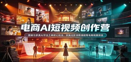 电商AI短视频创作营:剪映与多类AI平台工具核心玩法,实操光影溶图漫剧等电商视频项目-颜夕资源网-第23张图片 电商AI短视频创作营:剪映与多类AI平台工具核心玩法,实操光影溶图漫剧等电商视频项目-颜夕资源网-第23张图片